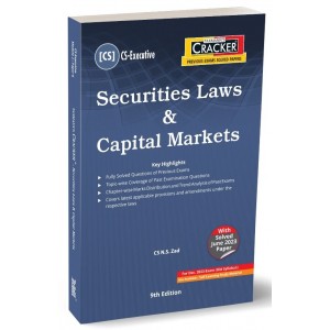 Taxmann's Cracker on Securities Laws & Capital Markets for CS Executive December 2023 Exam (SLCM Old Syllabus) by N. S. Zad